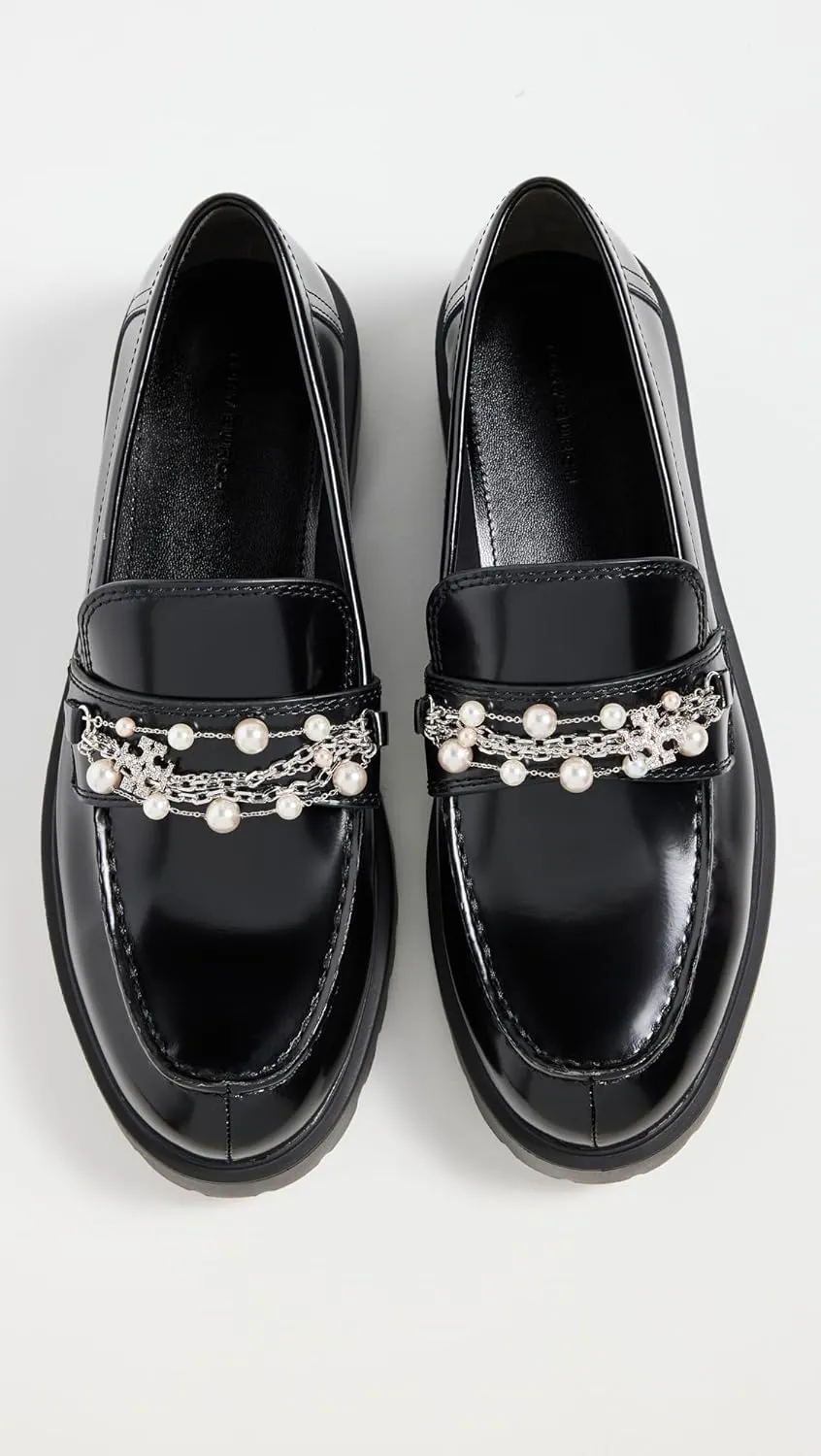 Tory Burch Women's Classic Embellished Lug Loafers