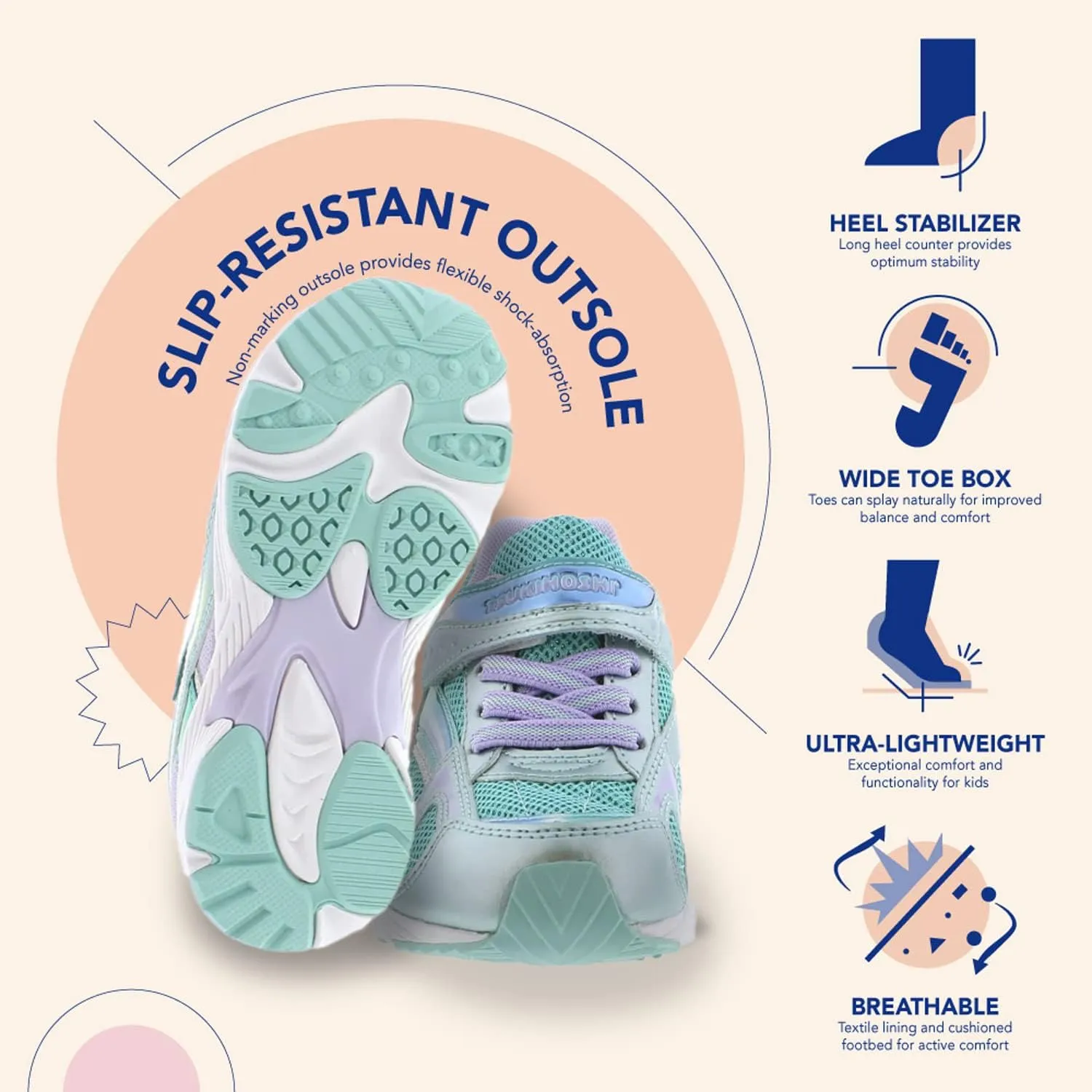 TSUKIHOSHI Girl's Glitz (Toddler/Little Kid) Sneaker