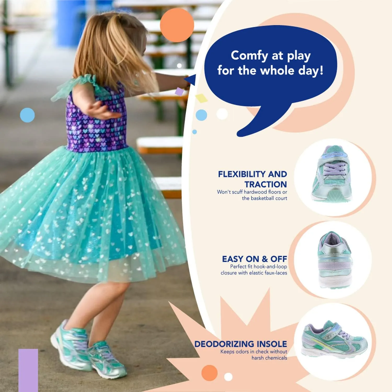 TSUKIHOSHI Girl's Glitz (Toddler/Little Kid) Sneaker