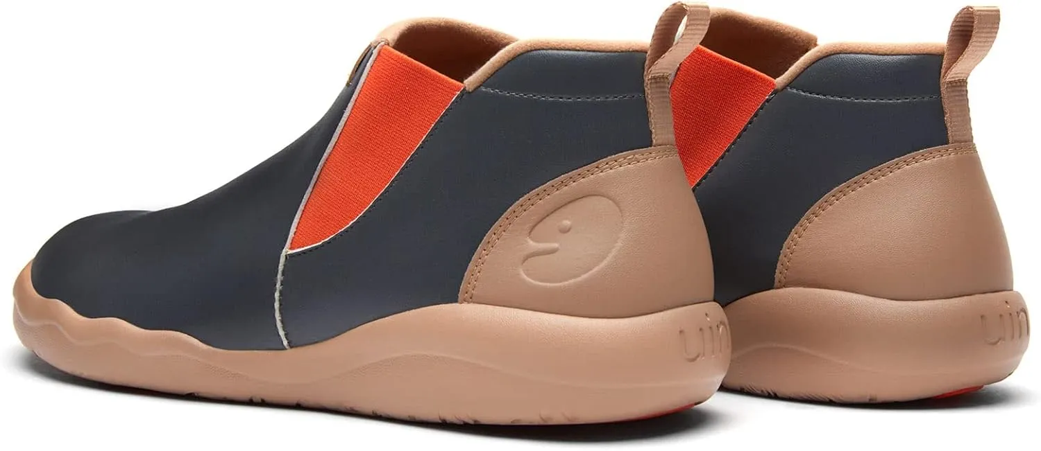 UIN Men's Ankle Fashion Chelsea Boots Cow Suede Casual Comfort Walking Shoes Granada