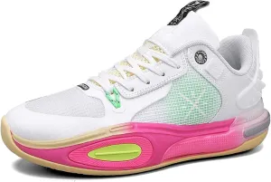 Unisex Basketball Shoes Anti Slip Wear-Resistant Shock-Absorbing Fashionable Sports Boots