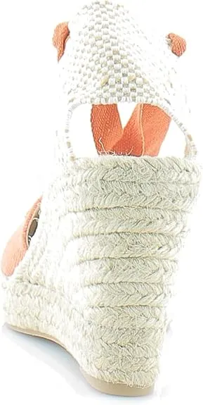 Up Wedge Edelman Espadrilles Customizable Flexible customer care Heeled Burnt Sandals Margherita Sam Orange Tie