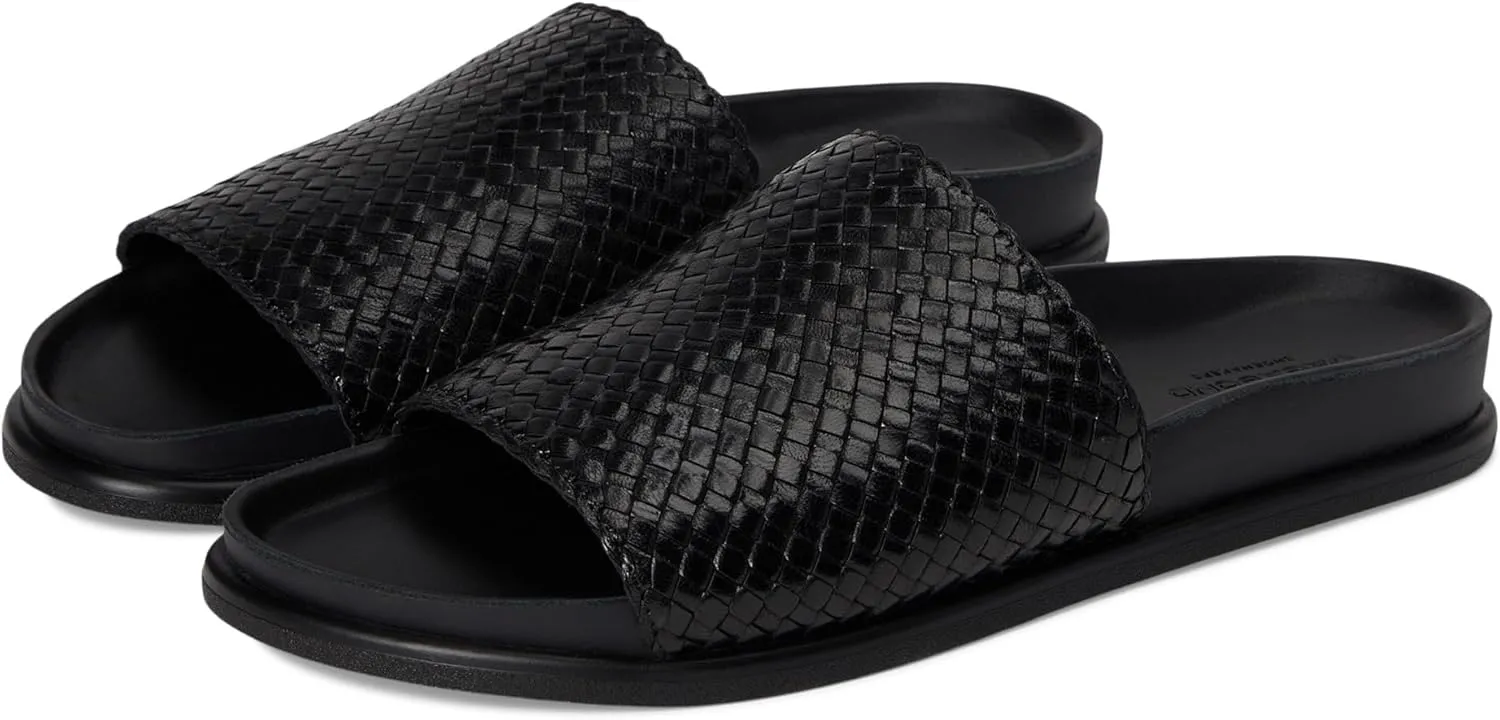 Vagabond Shoemakers Women's Effie Leather Woven Sandals Slide
