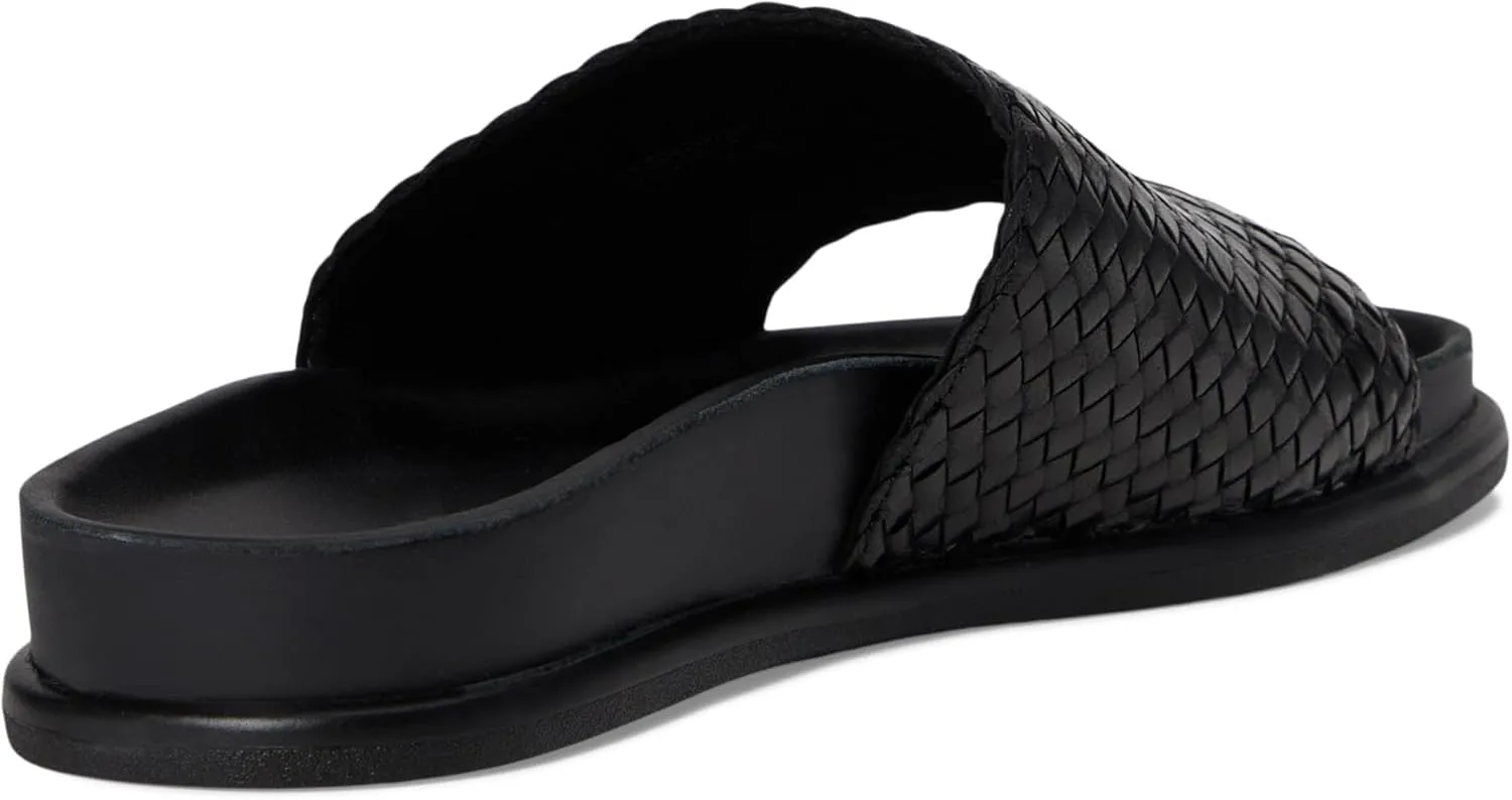 Vagabond Shoemakers Women's Effie Leather Woven Sandals Slide