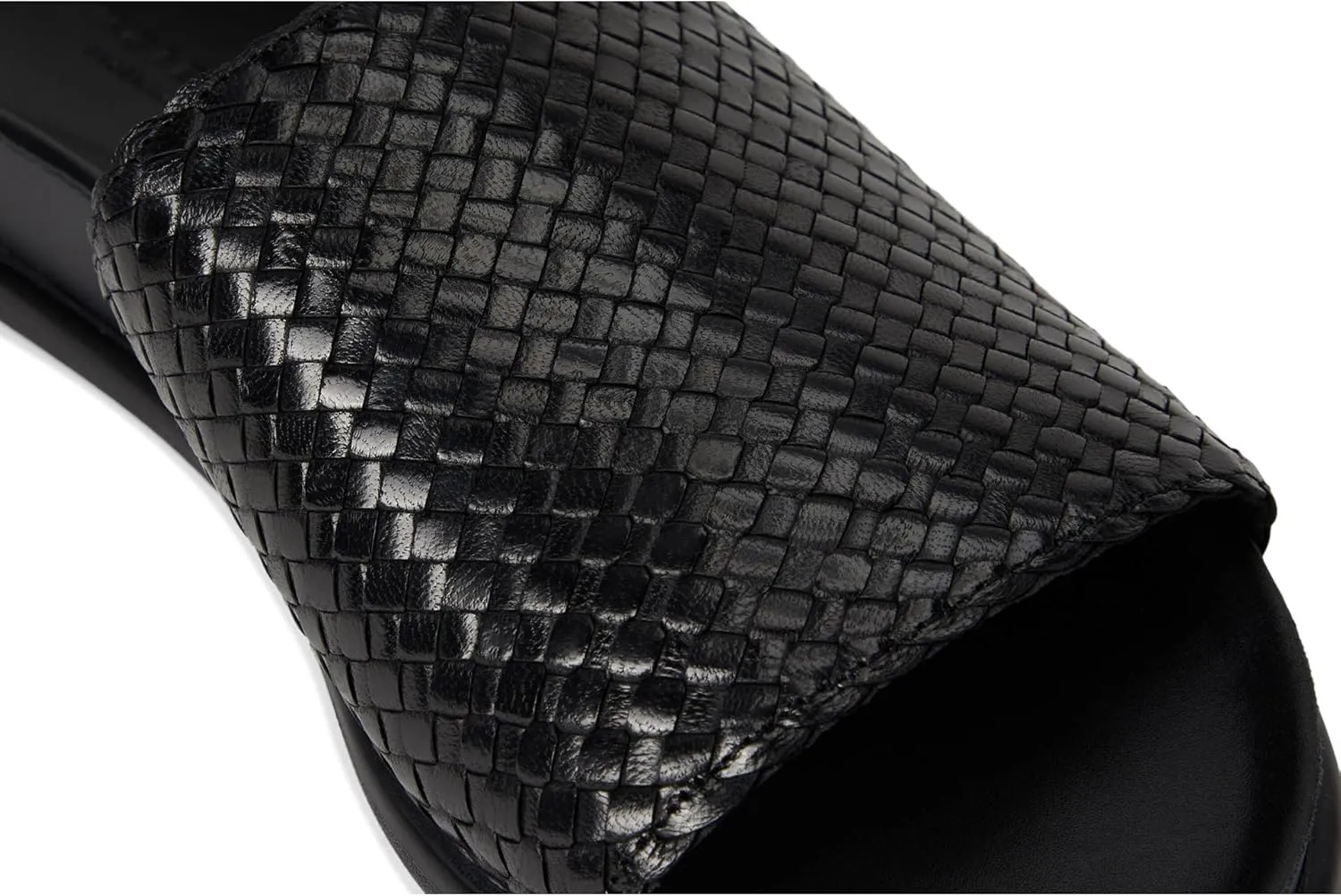 Vagabond Shoemakers Women's Effie Leather Woven Sandals Slide