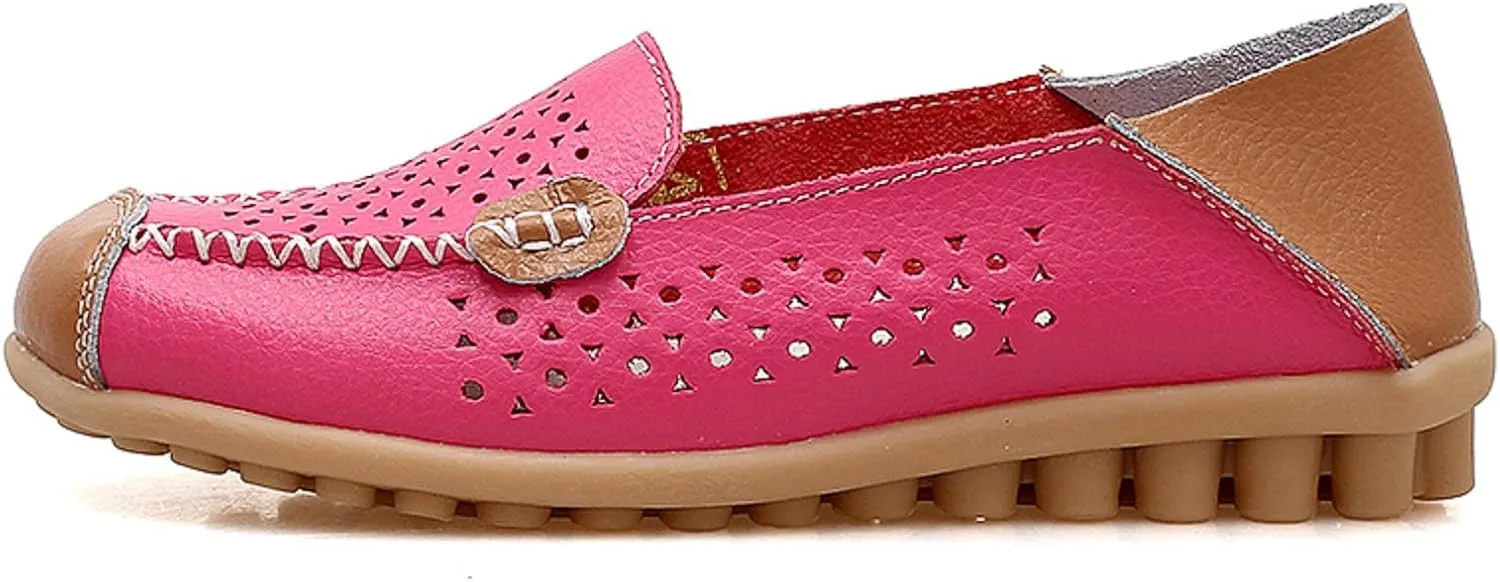 VenusCelia Women's Comfort Walking Boat Shoe