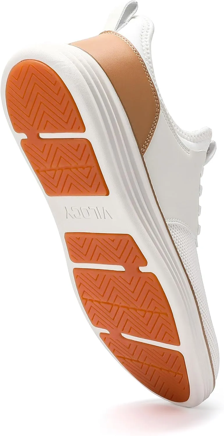 VILOCY Mens Slip On Casual Dress Shoes Hands Free Fashion Sneakers Mesh Tennis Walking Work Shoes Comfortable Breathable Lightweight Non Slip