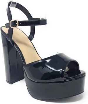Wild Diva Women's Open Toe Ankle Strap High Heel Sandals