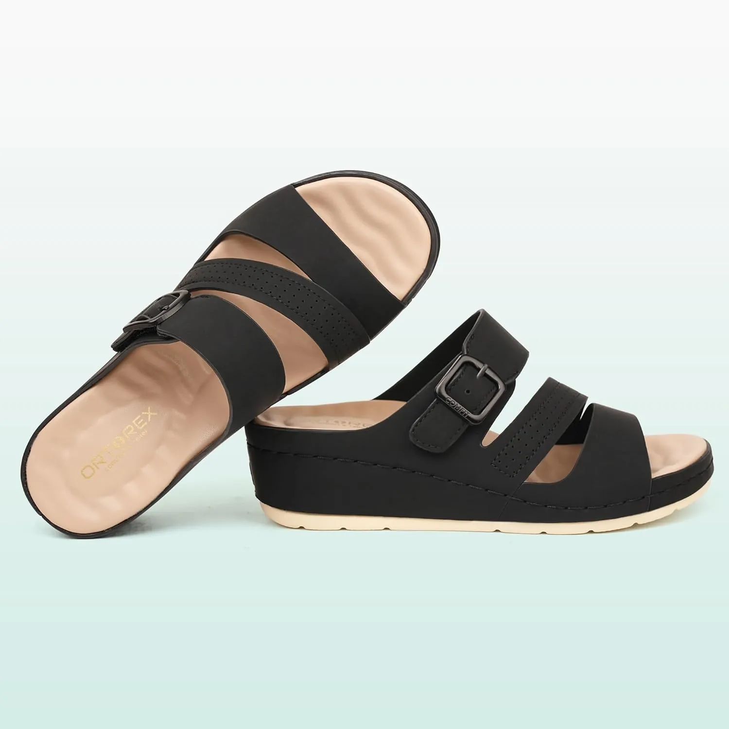 Women Arch Orthotic Support Comfort Slides Orthopedic Sandals
