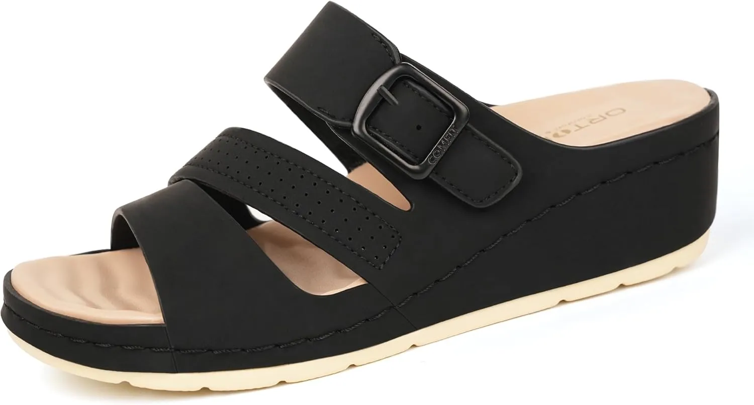 Women Arch Orthotic Support Comfort Slides Orthopedic Sandals