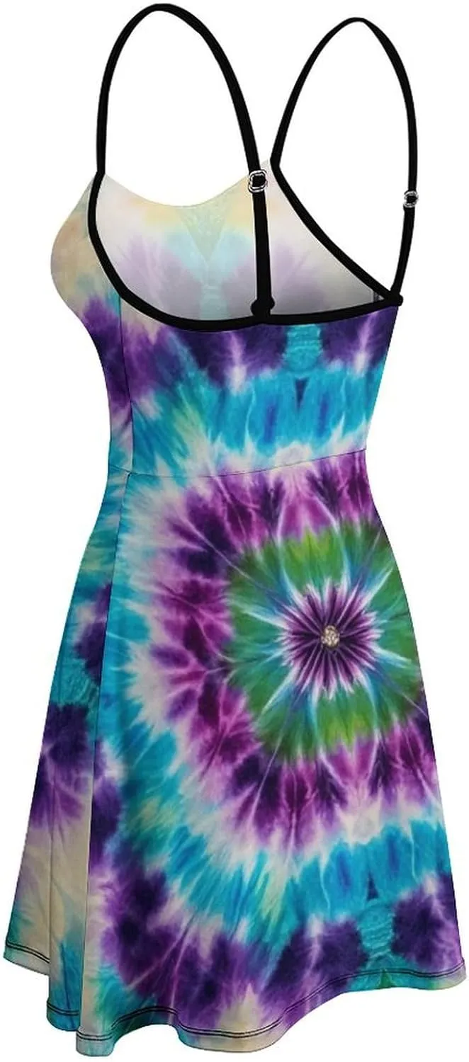 Women Girls 2025 Summer Swing Dress for Party Beach Date