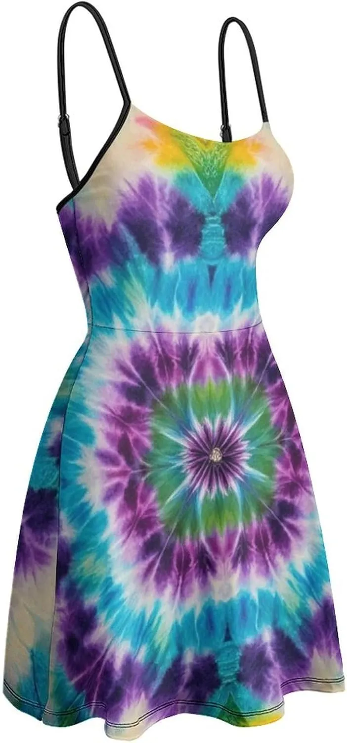 Women Girls 2025 Summer Swing Dress for Party Beach Date