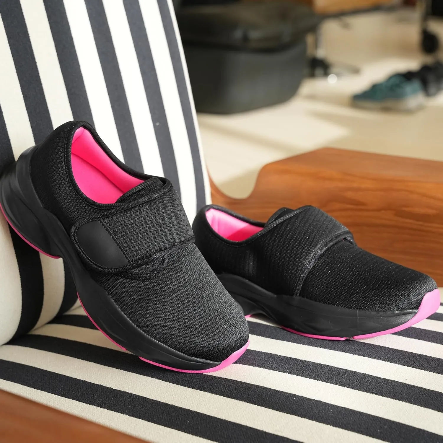 Women Orthopedic Diabetic Walking Sneakers Swollen Feet Shoes