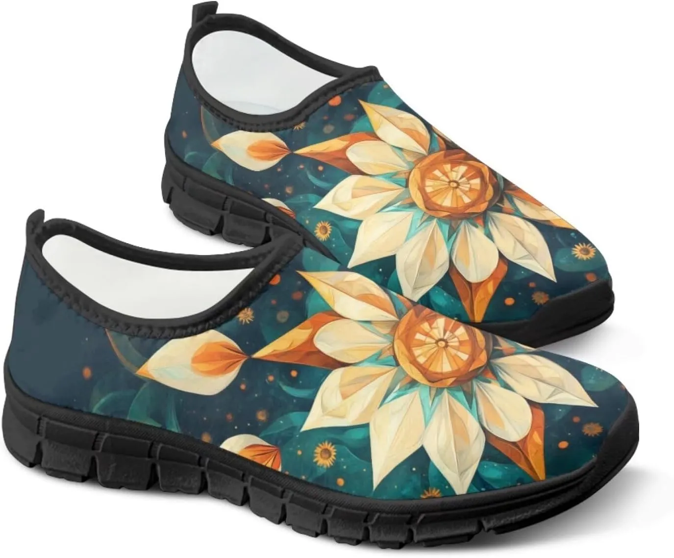 Women Slip On Shoes Sneakers Artistic Women's Shoes Casual Slip Ons