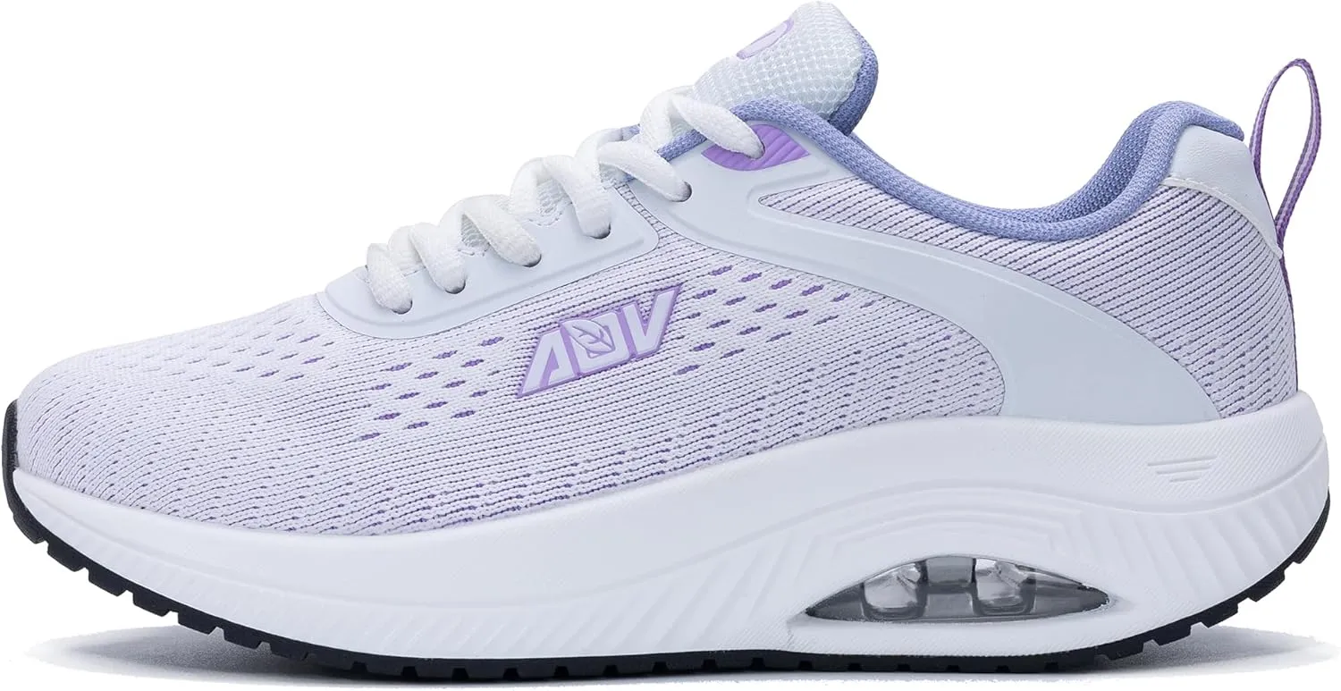 Women Walking Shoes with Arch Support, Casual Comfortable Pain Relief Sneakers for Plantar Fasciiti US 5.5-11
