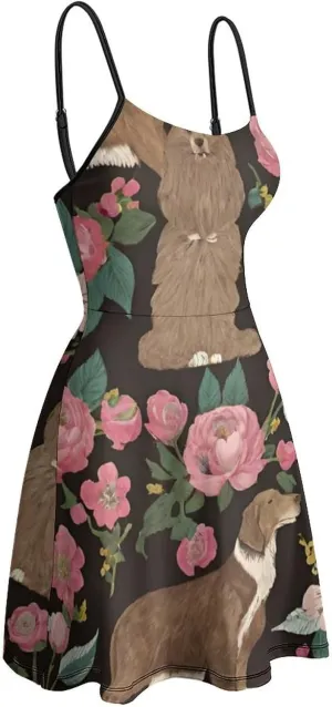 Women's 2025 Summer Loose Flowy Swing Shift Dresses for Vacation Party