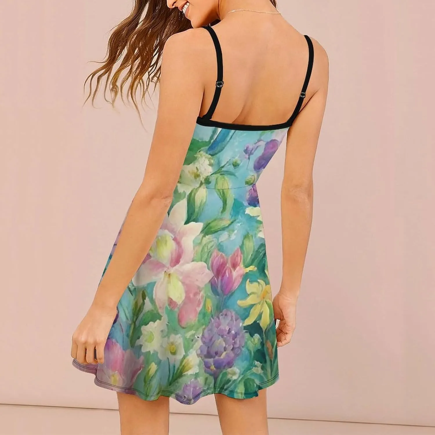 Women's 2025 Summer Loose Flowy Swing Shift Dresses for Vacation Party