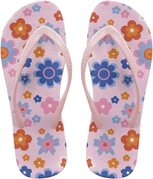 Women's Beach Sandals Non-Slip Quick-Dry Flip Flops Indoor Outdoor Slides Slipper for Shower Spa Pool & Summer Use Pink Strap Size 5.5-9.5