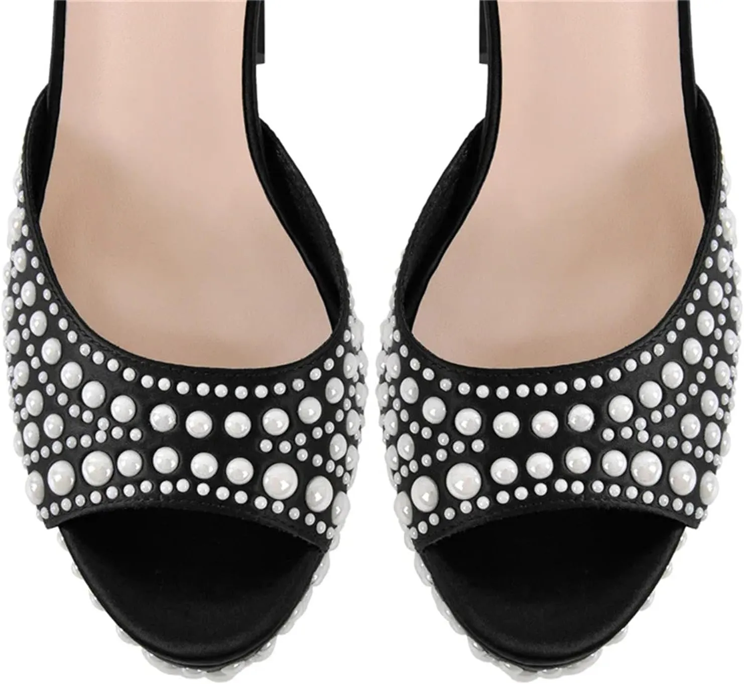 Women's Buckle Platform Sandals - Open Toe Summer Dress Heels