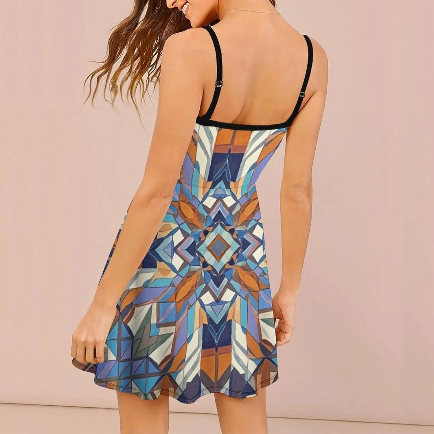 Women's Casual Loose Flowy Swing Shift Dresses for Vacation Party Wedding