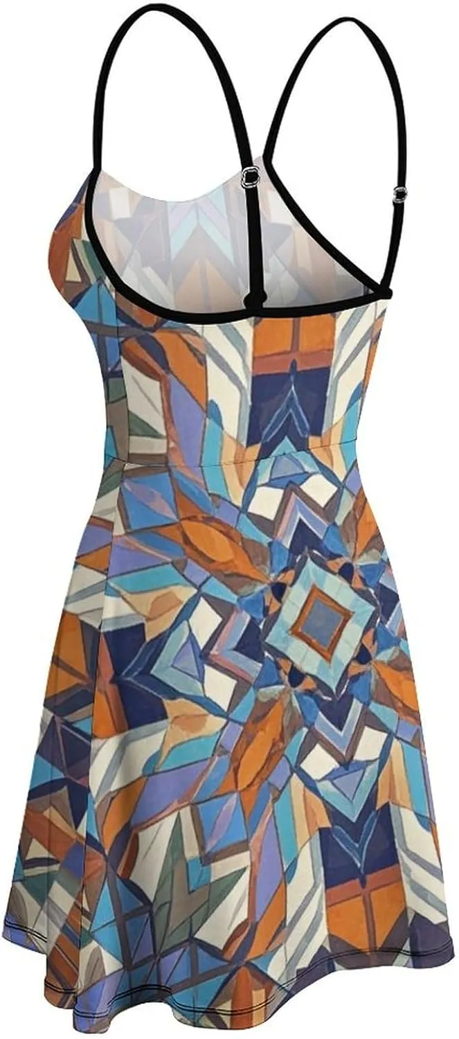 Women's Casual Loose Flowy Swing Shift Dresses for Vacation Party Wedding