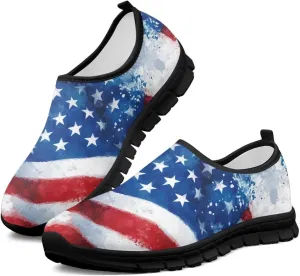 Womens Casual Sneakers Art Themed Slip On Walking Shoes for Women