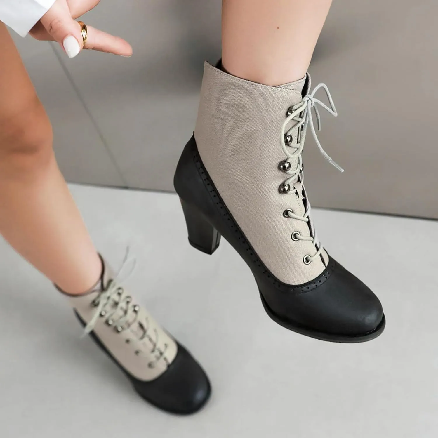 Womens Chelsea Boots Mid Calf Low Kitten Heel Suede Pointed Toe Stretch Fall Fashion Dressy Booties Knee High Combat Chukka