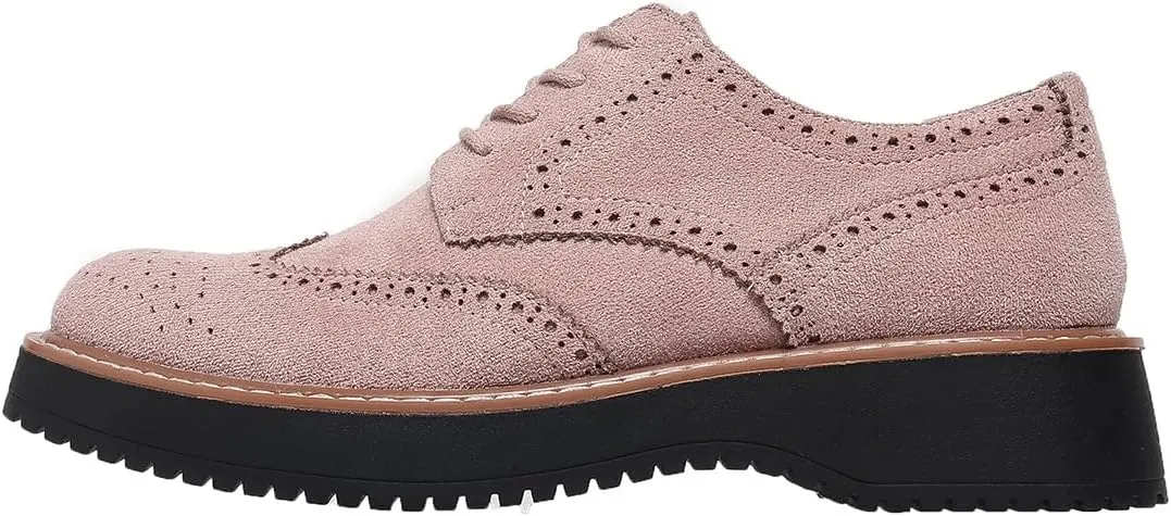 Women's Chunky Platform Lace-Up Round Toe Oxfords Shoes Non-Slip Comfort Casual Dressy School Work Loafers