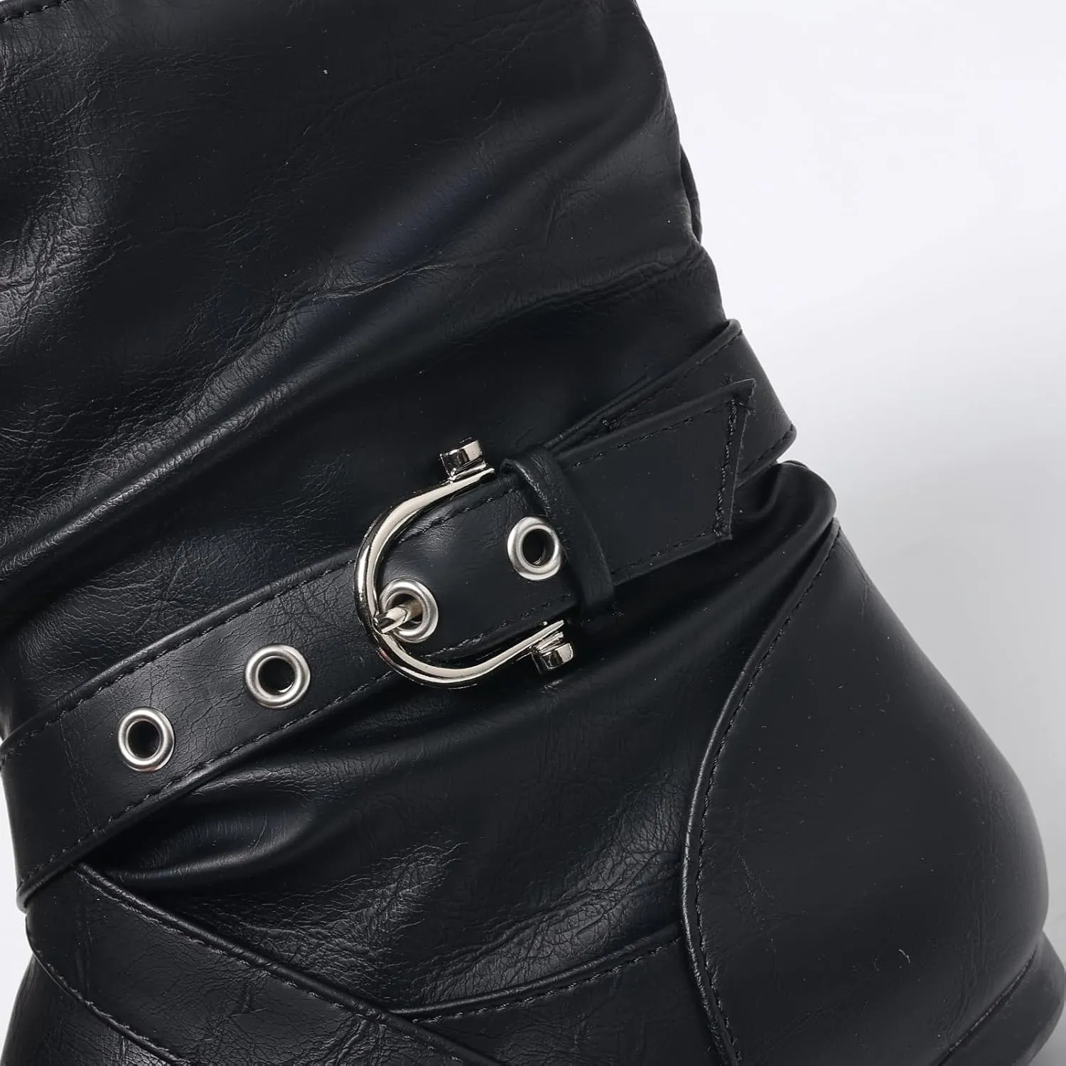 Women’s Low Heel Fall Ankle Boots - Comfortable Flat Booties with Locking Strap, Short Casual Style