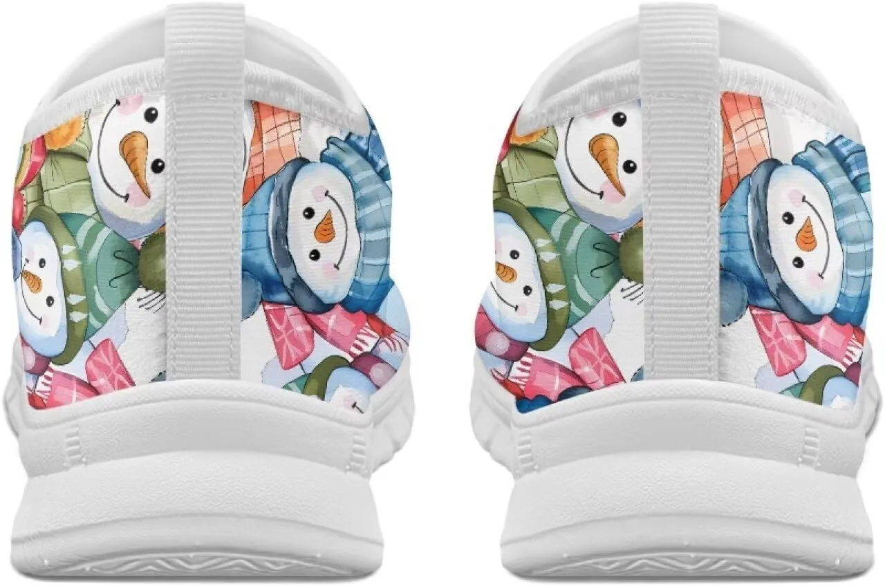 Women's Sneakers Casual Low Top Walking Sneaker Flat Breathable Slip On Soft Holiday Outdoor Shoes for Women
