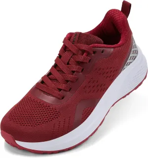 Women's Wide Toe Box Sneakers, Wide Tennis Running Shoes, Rubber Non-Slip Breathable Gym Workout Shoes