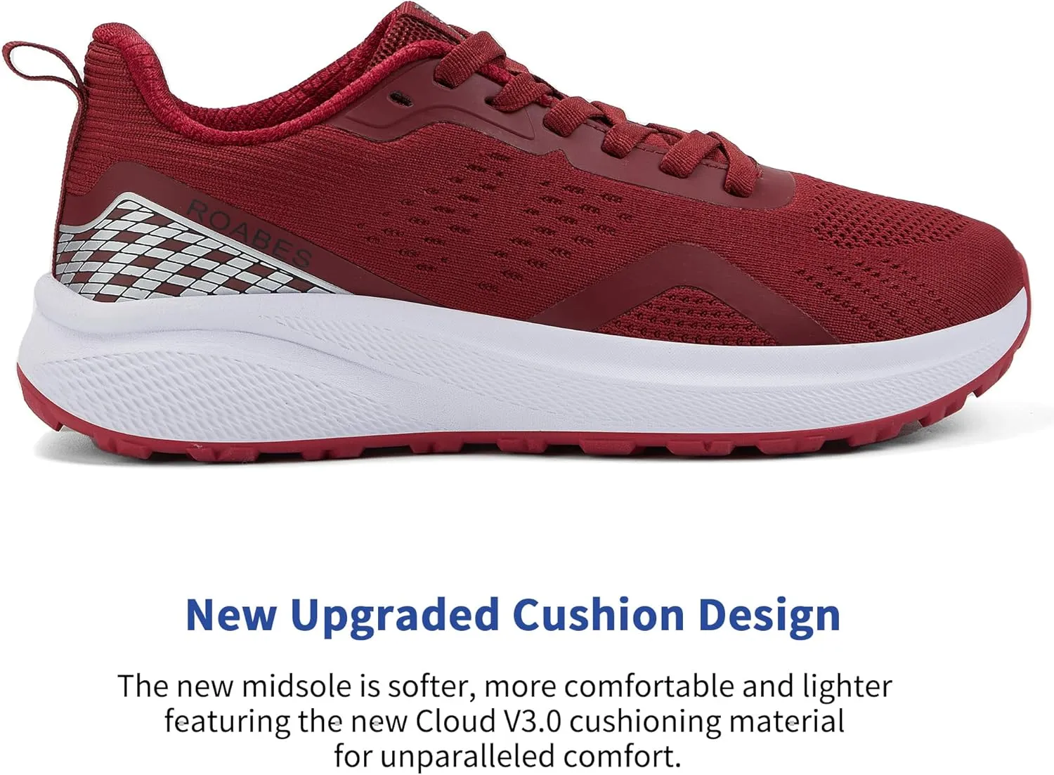 Women's Wide Toe Box Sneakers, Wide Tennis Running Shoes, Rubber Non-Slip Breathable Gym Workout Shoes