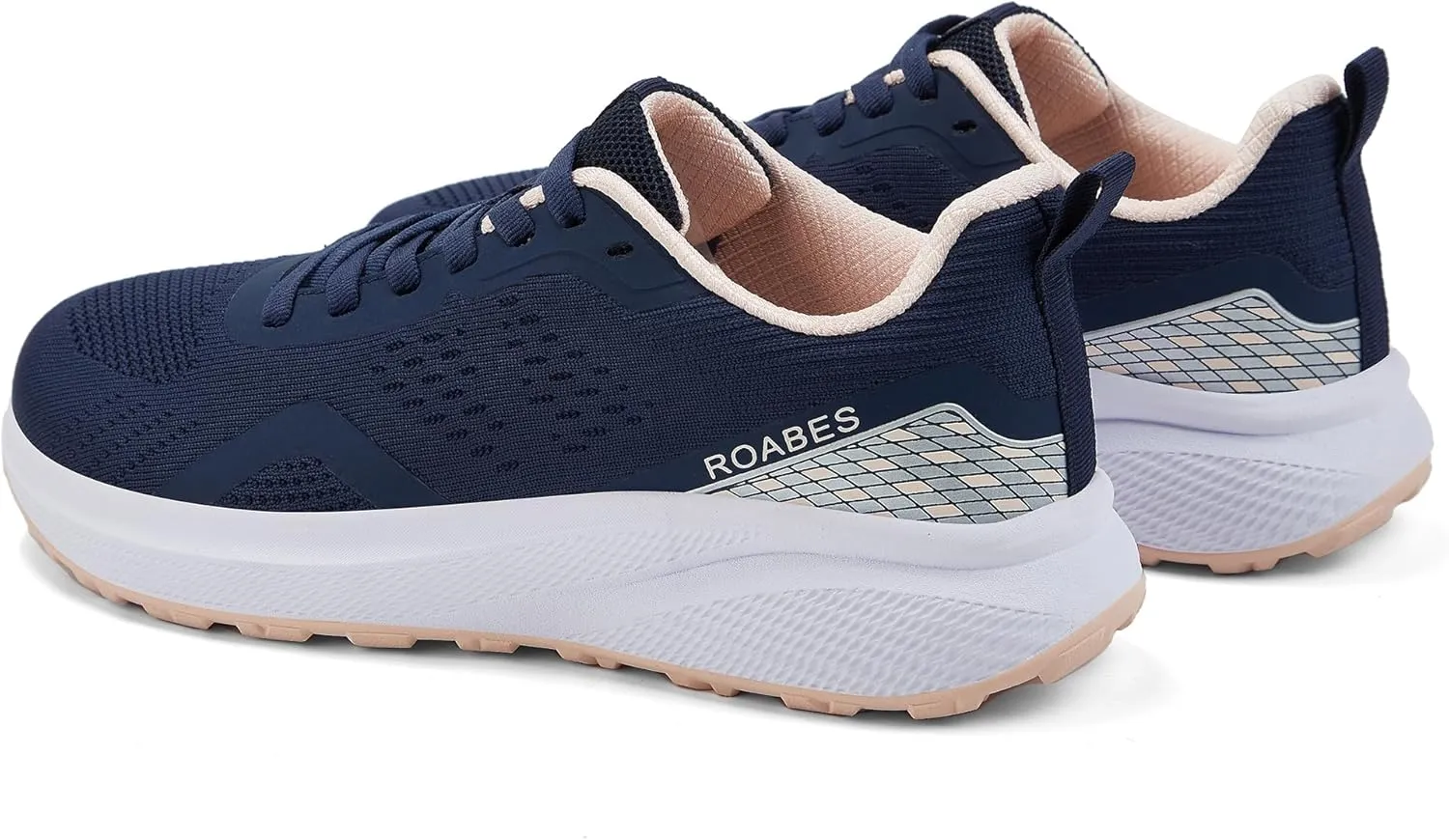 Women's Wide Toe Box Sneakers, Wide Tennis Running Shoes, Rubber Non-Slip Breathable Gym Workout Shoes
