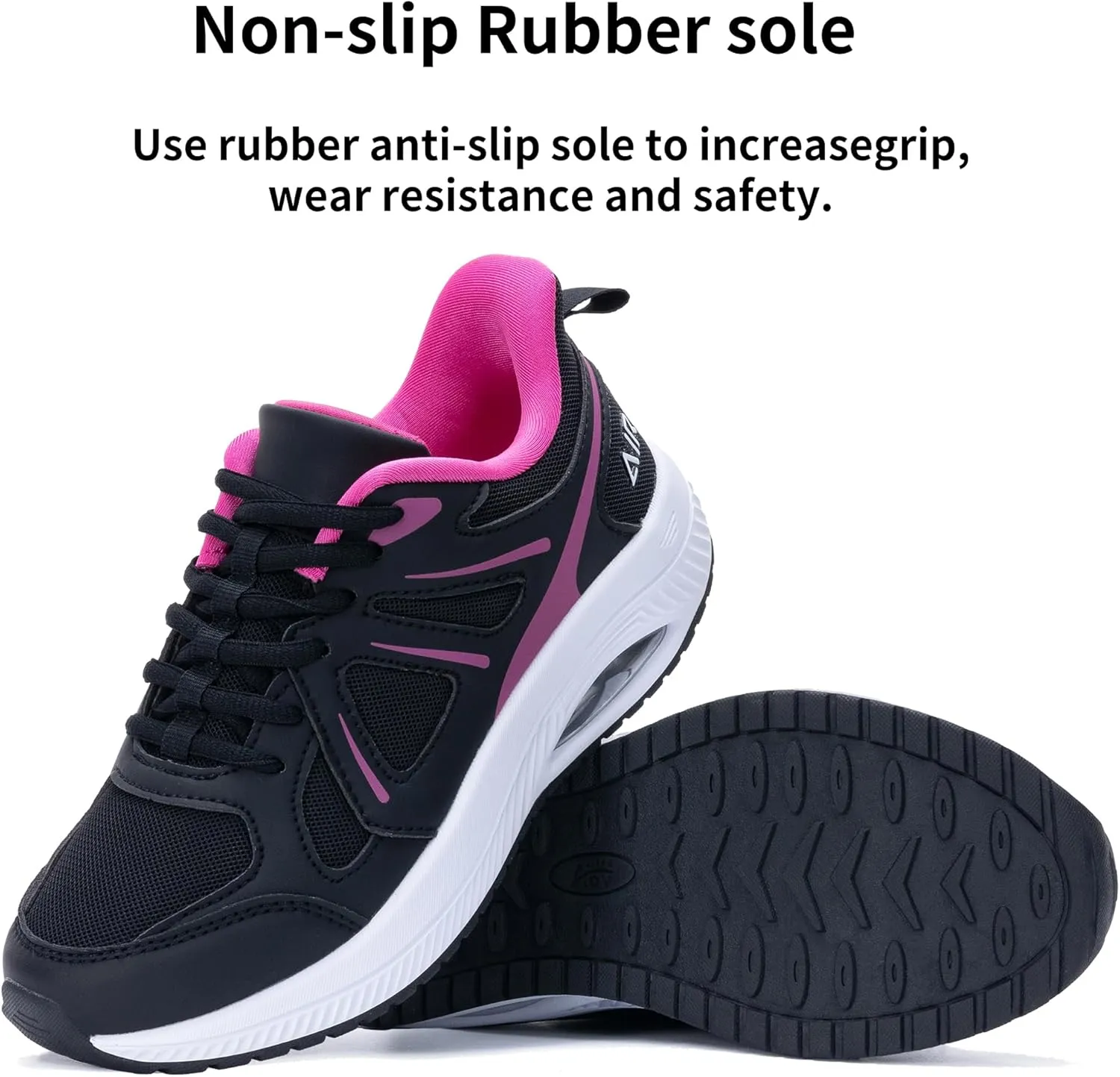 Womens Wide Walking Shoes Arch Support Orthotic Air Sneakers Comfortable Tennis Athletic Running Shoes