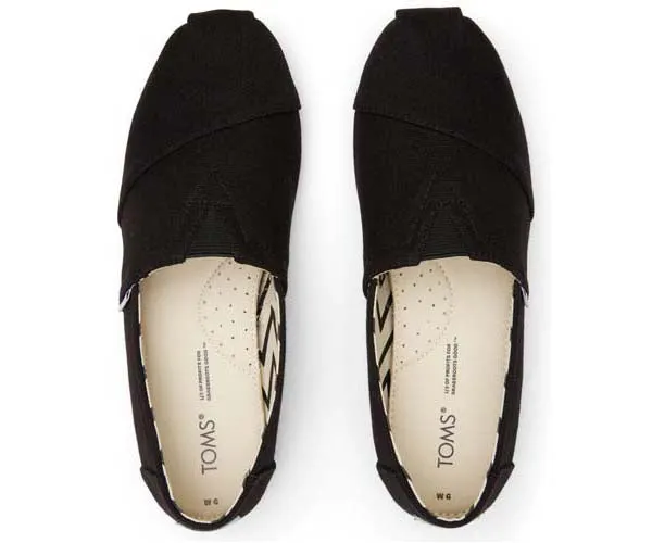 W's Classic Alpargata RecyCot  - Black/Black