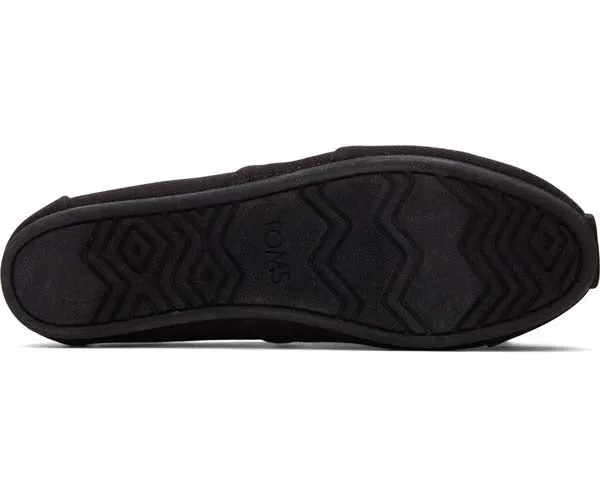 W's Classic Alpargata RecyCot  - Black/Black