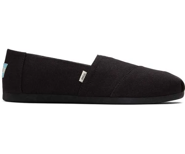 W's Classic Alpargata RecyCot  - Black/Black