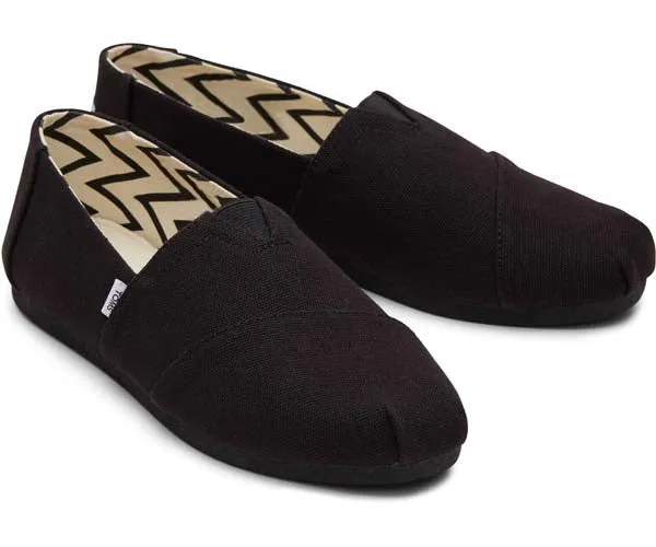 W's Classic Alpargata RecyCot  - Black/Black