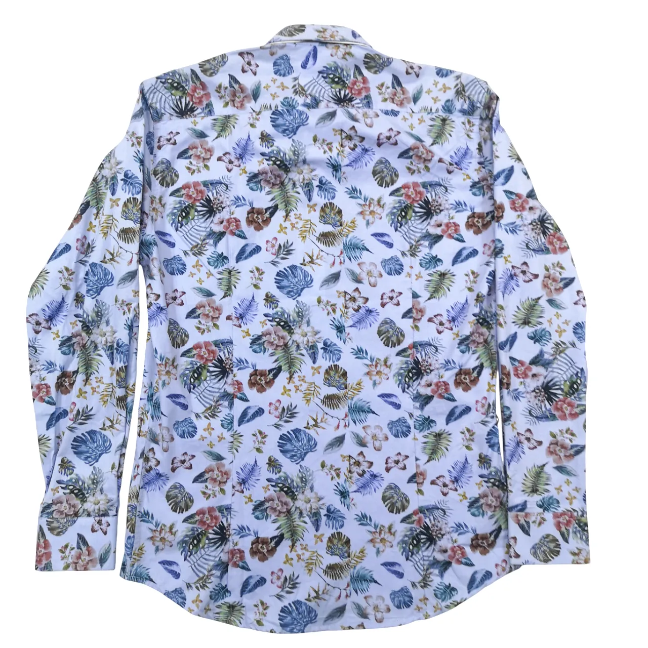 Zuccino Italy Powder Tailored Floral LS Shirt